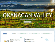 Tablet Screenshot of okanagan.com